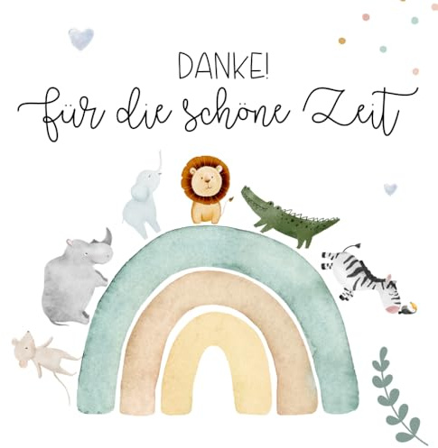 Freundebuch für Erzieherinnen – Abschiedsgeschenk Kindergarten | Erinnerungen von Kindern