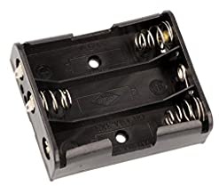 2X BH-331-3D Boîtier Prises: Lmlles à soudre Taille: AA,R6 Nb.de piles: 3 COMF