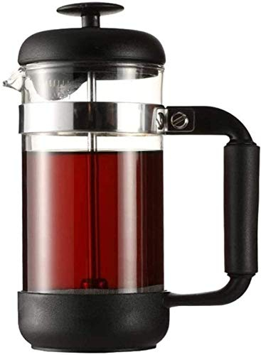 NCRD Maker da caffè francese 12oz / 350ml, 304 pressa per caffè in acciaio inox con schermi filtranti, caffettiera in vetro borosilicato resistente al calore, percolatore a caffettiera, serving singol