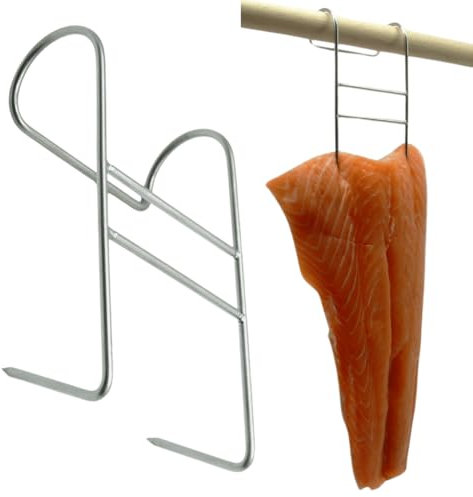 Räucherhaken x 10 Stk | Metzgerhaken für Fleisch, Speck und Fisch