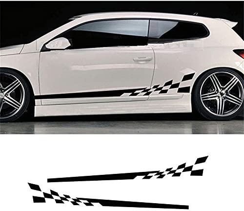 LSGGTIM Autoaufkleber Seitenstreifen Personalisierte Sport Grafik für Körper und Motorhaube Türaufkleber Karosserie Aufkleber