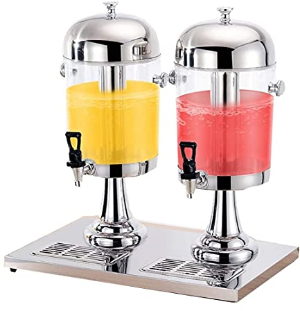 Girafe à Bière,Distributeur de Boissons Tour De Boissons À La Bière Distributeur De Jus À Double Tête en Acier Inoxydable Machine À Jus en Libre-Service Machine À Boissons Machine À Bière