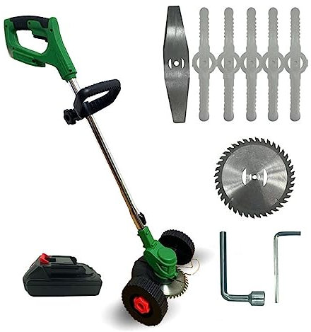 24 V 2000 mAh Mini Home Hand Held Light Weight Garden Tool Electric Grass Cutting Lawn Cortacésped (color: 1 batería, tamaño: E)
