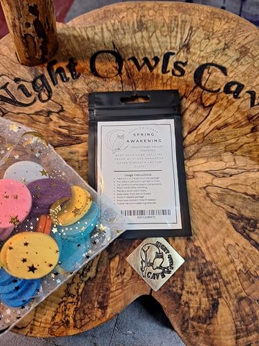 Handmade Scented Hoover Discs - Elevate Your Vacuum Game with Fresh, Long-Lasting Fragrances | 4 Pack, 30MM | Extra Strength Vacuum Disc Fresheners (Spring Awakening)