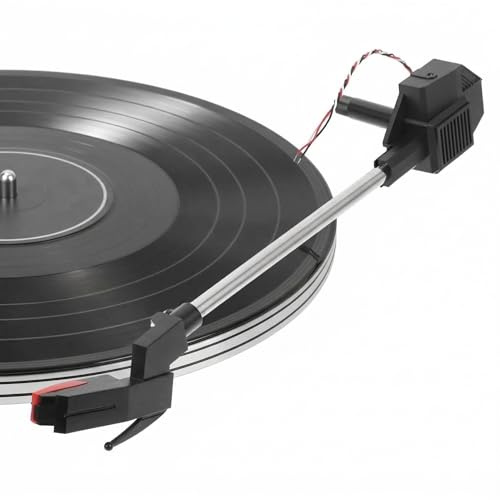 SUPVOX Record Player Tonearm with Stylus & Cartridge: Metal Replacement Arm Assembly for Vintage Phonograph, Retro Turntable & Vinyl Player - Repair Kit for Skip-Free Sound