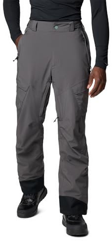 Columbia Herren Powder Stash 2 Hose Skihose, Hai/Schwarz, S/R