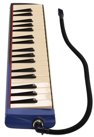 Melodica Air Piano-Tastatur, Tragbares Musikinstrument, Doppelte Weiche Röhren, 37 Tasten, Melodica-Instrument mit Tragetasche für den Musikunterricht