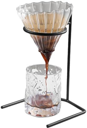 Oldmoom Pour Over Stand Coffee Station, Brewer Holder, Pour Over Dripper, Maker Drip Filter Cup Rack, Stable Base