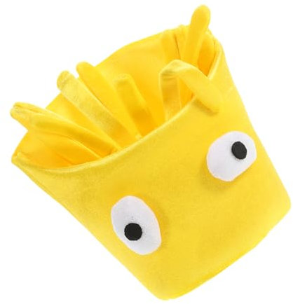 ifundom French Fries Hut Für Mädchen Lustiger Gelber Cosplay-hut Für Partys Bühnenaufführungen Und Street Photography Verstellbare Design Party-dekoration