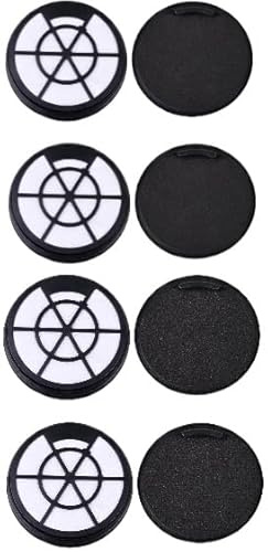 Daaxing Paquete de 1/2/4 filtros de motor para LIDL BZBK 850 A1 Silvercrest SBZBK 850 A1 modelo HG07375 accesorios de repuesto para aspiradora sin bolsa, filtros lavables reutilizables (paquete de 4)