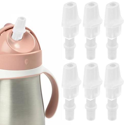 OUDQFCJ 6 Pezzi Boccaglio di Ricambio per Bottiglia d'Acqua, Parti di Ricambio per Valvola a Morso, Bottiglia d'Acqua Isolata, Silicone, Ricambi per Borraccia