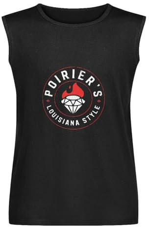 TAI BANG Street Sleeveless Dustin Poirier Louisana Style Hot Sauce Logo Men's T-Shirt Size S to 3XL Black XXL