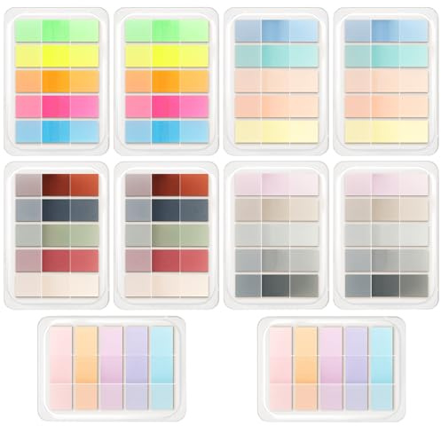 WAIPINHUI Klebezettel, 1000 Stück Pop - up Haftmarker Transparent Sticky Notes Haftnotizen Durchsichtig Pfeil Index Flaggen Tabs für Seitenmarkierung
