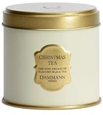 Dammann Christmas Tea - Thé Noir Aromatisé Caramel, Ananas, Orange douce- 100g de thé en boîte
