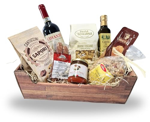 Speciale Italia - Cesto Regalo con Prodotti di Toscana, Umbria ed Emilia | Cesto Gastronomico, Confezione Regalo Gourmet, Ideale per Natale, Pasqua, Compleanni e Aziende