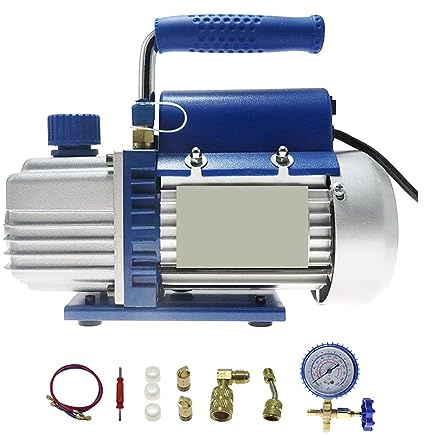 Bomba de vacío, Bomba de vacío refrigerante FY-1H-N bomba de vacío de aire acondicionado for bomba de aire acondicionado 1P vacío R410 R134a R22(With accessories)
