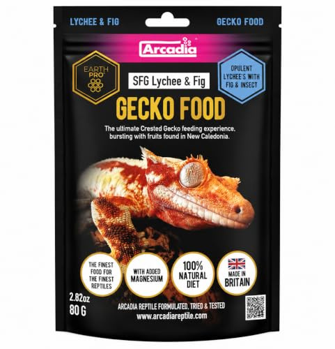 Arcadia EarthPro SFG Crested Gecko Food Magnesium lychee and fig 80g