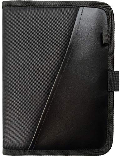 PlusXpres Handschuhfach-Organizer – Autodokumentenhalter – Manuelle Tasche – Fahrzeugaufbewahrung für Registrierung und Versicherungskarte – Premium Auto-Papierhalter – Logbuch enthalten – Schwarz