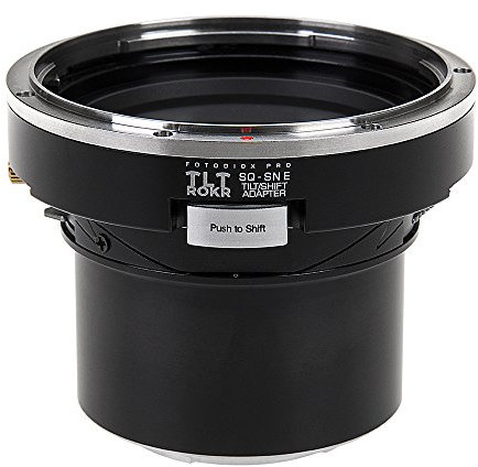 Fotodiox Pro TLT ROKR - Adattatore di montaggio per obiettivo inclinabile/spostamento compatibile con obiettivi Bronica SQ su fotocamere Sony E-Mount