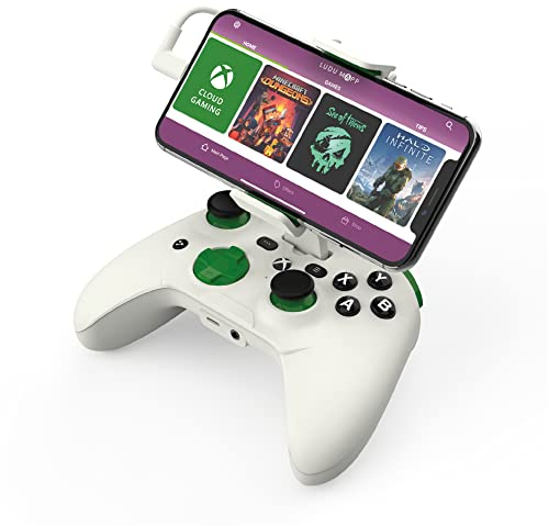 RiotPWR Mobile Cloud Gaming Controller for iOS (Xbox Edition) - Mobile Console Game on Your iPhone - Games COD Mobile, Apple Arcade + More [1 Month Xbox Game Pass Ultimate Included]