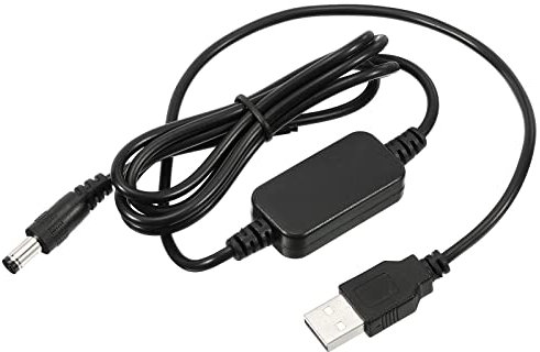 YOKIVE DC 5V a DC 9V USB Step Up Tensione Convertitore, Cavo Alimentazione con DC Jack 5,5mm x 2,5mm, Ottimo per Router,fotocamera, Auto Guida Registratore (Nero, 9W 2A)