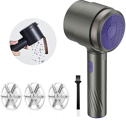 Fabric Shaver, Portable Rechargeable Electric Lint Remover, 3-Blade 3 Speeds Adjustable Debobbler Bobble Remover for Clothes, Lint Shaver for Various Fabrics for Clothes, Upholstery, Furniture