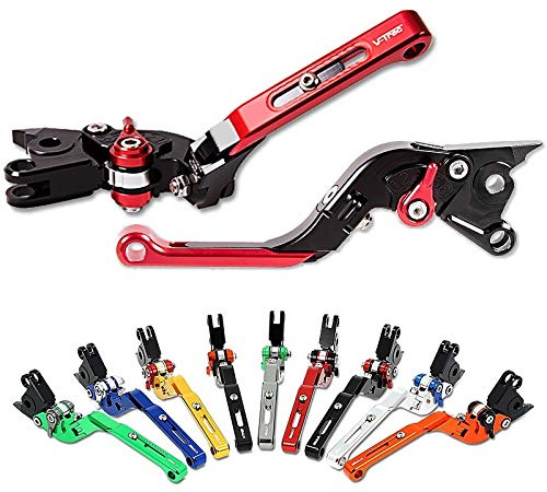 V-Trec Vario III Motorrad Kupplung Bremshebel-Set kompatibel mit Suzuki GSX-8S 2023 mit ABE Klappbar Verstellbar