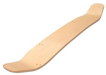 MagiDeal Blankes Skateboard-Deck mit doppeltem Schwanz, umweltfreundlicher Ersatz, stabile Konstruktion, Kiteboard-Deck, Mountainboard-Deck