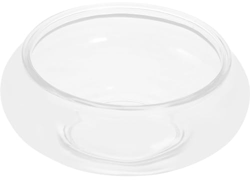 Happyyami Vase Rond Transparent pour Aquarium Terrarium Et Plantes Hydroponiques Pot Décoratif pour Plantes Aquatiques Et pour Maison Bureau Événements