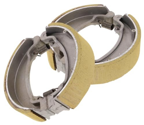 Ciieeo 2 Piezas De Zapatas De Freno De Cuero Para Motocicleta Piezas Traseras Pastillas De Freno De Aluminio