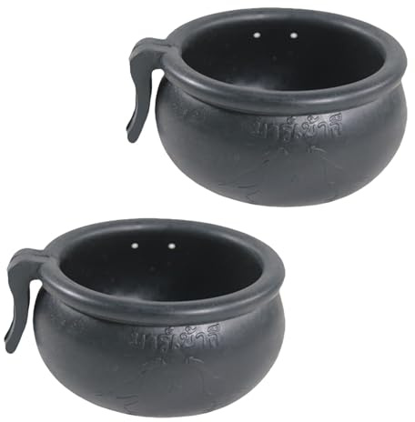 1. 2Pcs Heavy Duty Rubber Poultry Feeder & Waterer Cup Hanging Mounted Design For Chicken Ducks Training Easy Install Professional Poultry Training Waterer