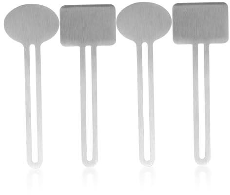 UTHCLO 4pcs Stainless Steel Metal Toothpaste Dispenser Manual Tube Squeezer Tool for Hair Color Creams Practical Bathroom Accessory
