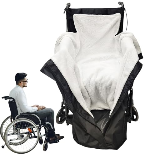 Knowlife Mantas para Sillas De Ruedas para Adultos | Cubrepiernas Cálido Forrado De Polar para Reclinable | Manta De Polar para Silla De Ruedas - para Hombres, Mujeres, Adultos Mayores