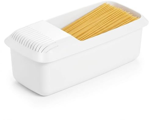 Cocedor de Pasta para Microondas con Colador,Vaporizador para Espaguetis y Verduras Resistente al Calor con Drenaje Recipiente Multifuncional sin BPA para Cocina Diaria