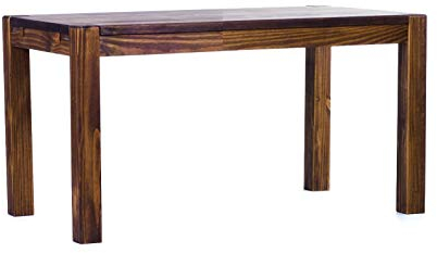 Esstisch Rio Kanto 100x73 cm Eiche antik Pinie Massivholz Größe und Farbe wählbar Esszimmertisch Küchentisch Holztisch Echtholz vorgerichtet für Ansteckplatten Tisch ausziehbar Brasilmöbel