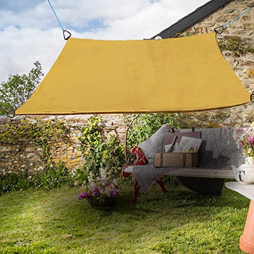 Green Bay Square Anti-UV Sun Shade Sail Outdoor Patio Party Sunscreen Canopy Sunsail 3x3m Sand