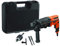BLACK+DECKER Martillo SDS-Plus 650W, Combinados 3 Modos, 1.4J Energía Impacto, Velocidad variable 0-1600rpm, Incluye adaptador para brocas 1,5-13mm, empuñadura lateral y maletín, BEHS01K