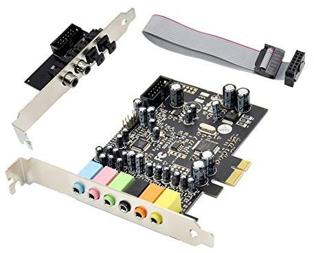 MEO Tarjeta de sonido PCIe 7.1 canales CM8828 + CM9882A con soporte SPDIF PCIe 7.1 CH Analogog&Digital Stereo Sound Card