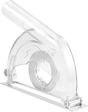 Ymiko Clear Dry Grinding Dust Cover Angle Grinder Dust Shroud Cover for 3”/4”/5” Saw Blades