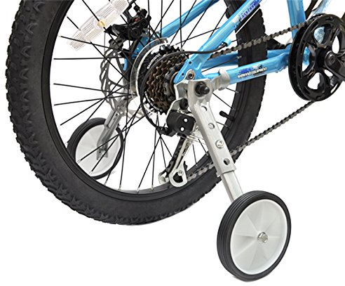 Nova Tree Stützrad Fahrrad-Trainingsräder, passend für 45,7 bis 55,9 cm (18 bis 22 Zoll) Kinderfahrräder mit variabler Mehrzahnradaufhängung
