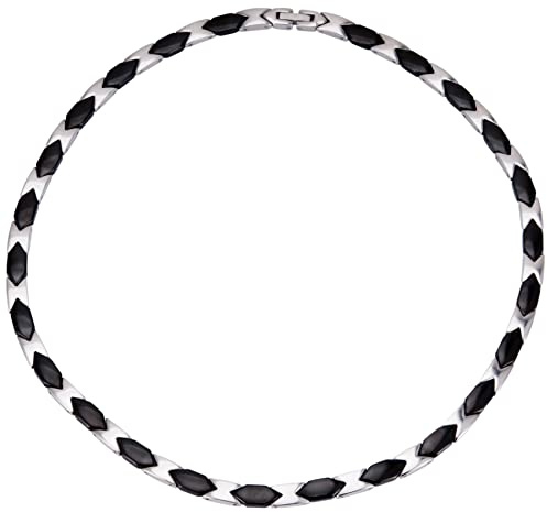 Keramik-Schlüsselbein-Kette, Titan-Stahl-Halskette, personalisierter Schmuck für Damen und Herren, Keramik