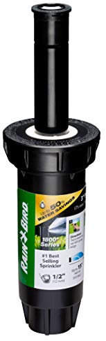 Rain Bird 1803DSFPRS Pressure Regulating (PRS) Professional Dual Spray Pop-Up Sprinkler, 360° Full Circle Pattern, 8' - 15' Spray Distance, 3 Pop-up Height