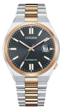 Citizen Analoge Herren-Armbanduhr mit grauem Zifferblatt – NJ0154-80H – mechanisch