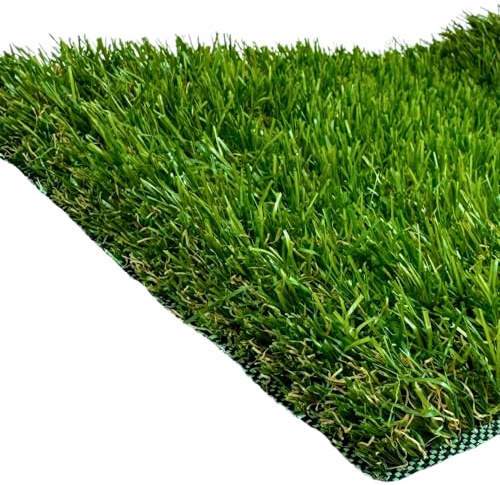 Cesped Artificial 30mm. En Rollos de Multi-Medidas de Corte a Elegir. Cesped Artificial Terraza, Jardín, Exterior. Mod Nerja. (2mx1m = 2m2)