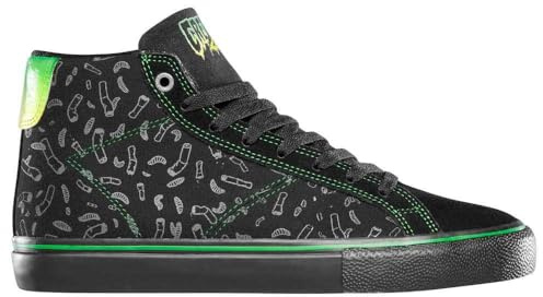 Emerica herr Omen Hi X Creature skridsko, Svart/Svart, 9,5 UK, Svart, 42 EU