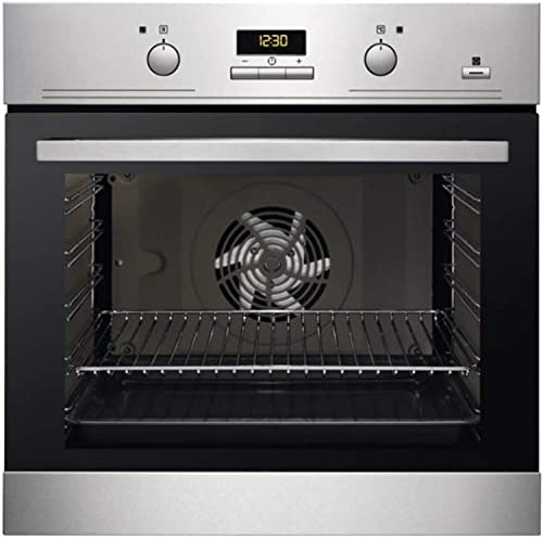 Horno de un solo ventilador Acero inoxidable A Calificación energética Horno de microondas solo en Silver Tact Horno halógeno de convección premium Ideal para asar, hornear Útil