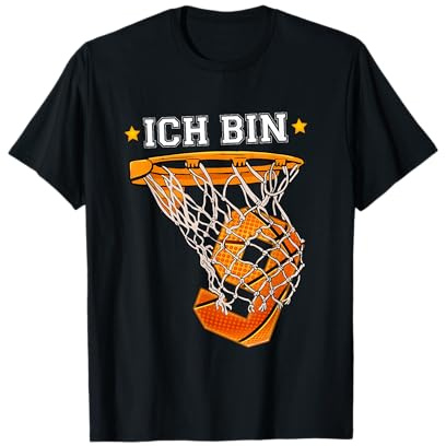 Ich Bin 9 Basketball Junge Mädchen 9 Jahre 9. Geburtstag T-Shirt