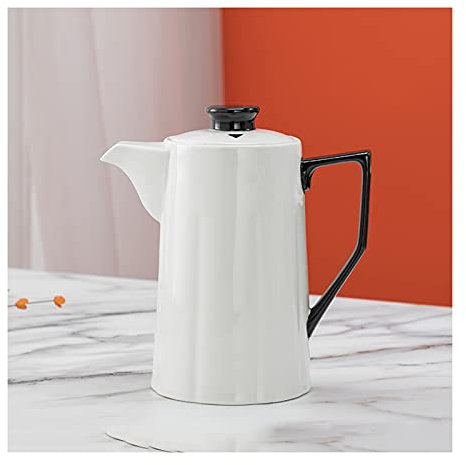 PTTRNS Jus Carafe d'eau Porcelaine Teapot avec infuseur et Couvercle, thé/café/Lait/Femmes/Bureau/Accueil/Cadeaux Thé Cruche (Color : A)
