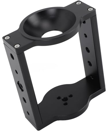 75mm Tripod Head Bowl Riser Aluminum Half Ball Flat to Bowl Adapter Converter Riser for Camera Tripod
