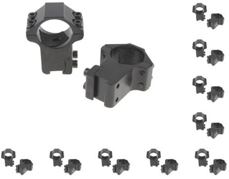 NeaxgeandX 10 set of 25.4mm 1 Scope Mount Rings Fits 11mm Dovetail Rail Flashlight High Profile